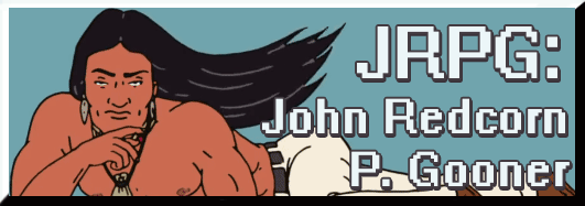 John Redcorn Productions gif with his hair blowing majestically